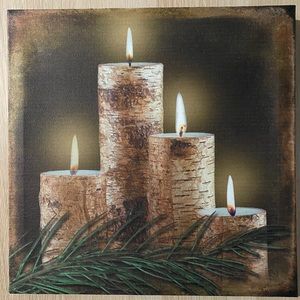 12”x12” Canvas wall hanging that lights up